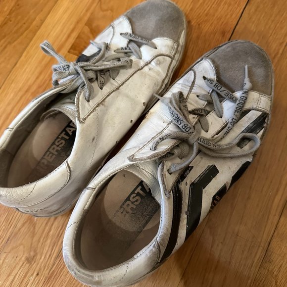 Golden Goose Super-Star low-top sneakers 7.5 - Picture 2 of 5